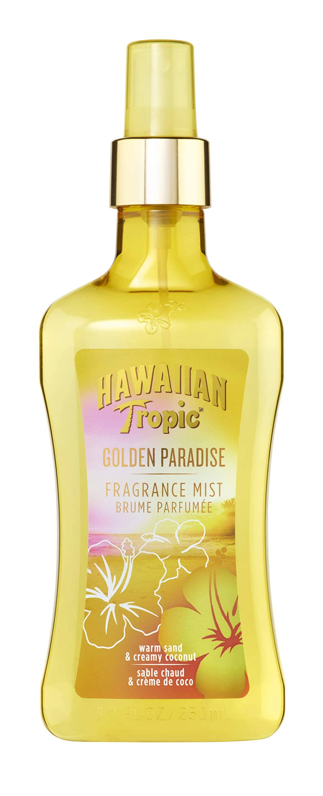 Hawaiian Tropic Golden Paradise Creamy Coconut Fragrance 8.4 oz Body Mist