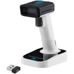 ScanAvenger Wireless Portable 1D&2D with Stand Bluetooth Barcode Scanner: Hand Scanner 3-in-1, Cordless, Rechargeable Scan Gun for Inventory - USB SA9200