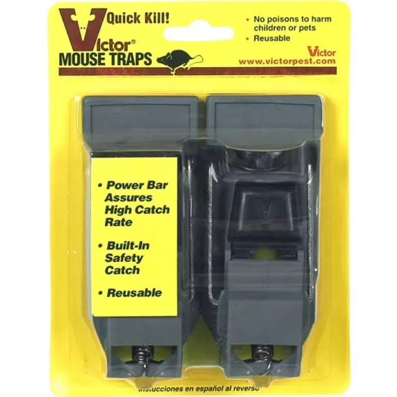 VICTOR M122 TRAP MOUSE PLASTIC 2-PACK Pair