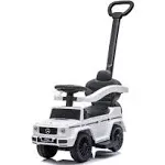 Best Ride On Cars Mercedes G-Wagon 3 in 1 Push Car -White