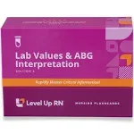 Lab Values Nursing Flashcards - Level Up Rn - Study Guide for Ati, HESI, Nclex Exams - Nursing School Essentials for Students