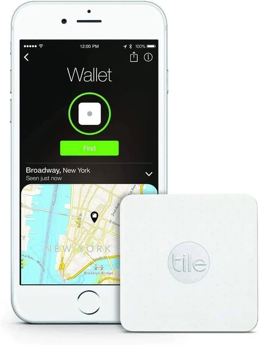 Tile Slim - Phone Finder Wallet Finder Laptop Finder Skateboards - Non Retail Packaging - 1 Pack