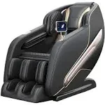 Real Relax 2024 Home Massage Chair PS6000, Zero Gravity SL Track Massage Chair, Full Body Shiatsu Massage Recliner with Body Scan Bluetooth, Black