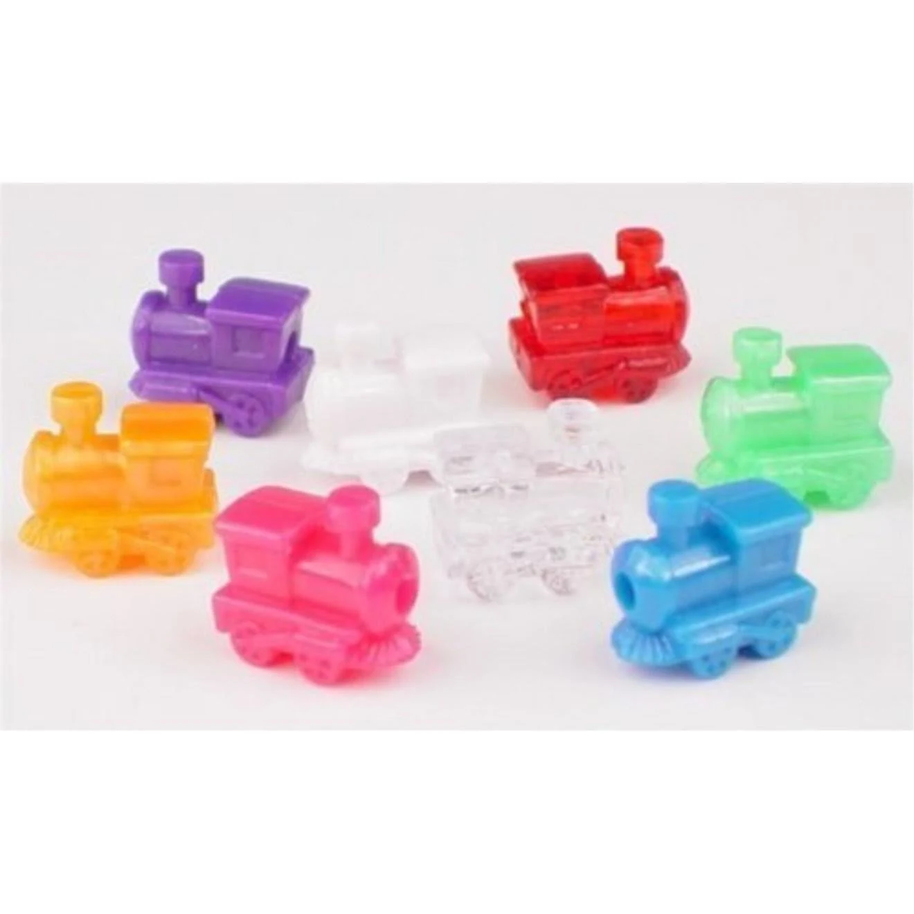 Train Marker Accessory Activity Assorted Color Dominoes, Set of 10