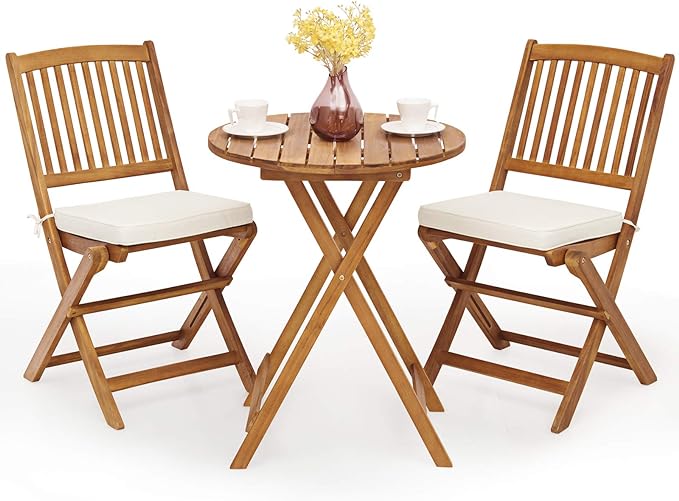 Giantex 3pcs Patio Bistro Set