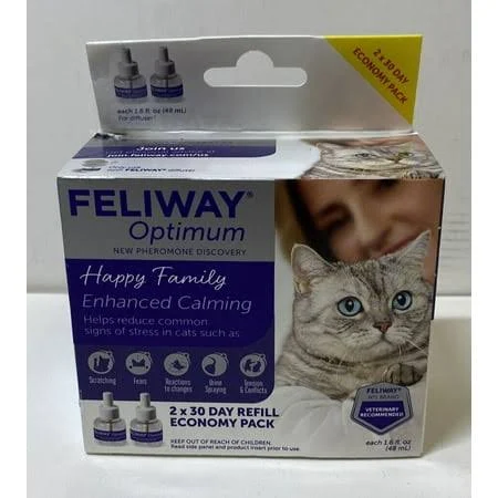 Feliway Optimum Enhanced Calming Refill 48ml - 2 Pack | PetSmart