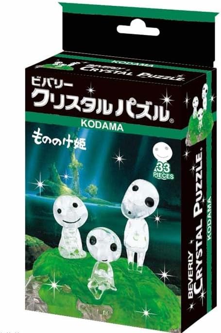 Studio Ghibli Crystal Puzzle Kodama 33 Pieces 3D JP Clear Puzzle