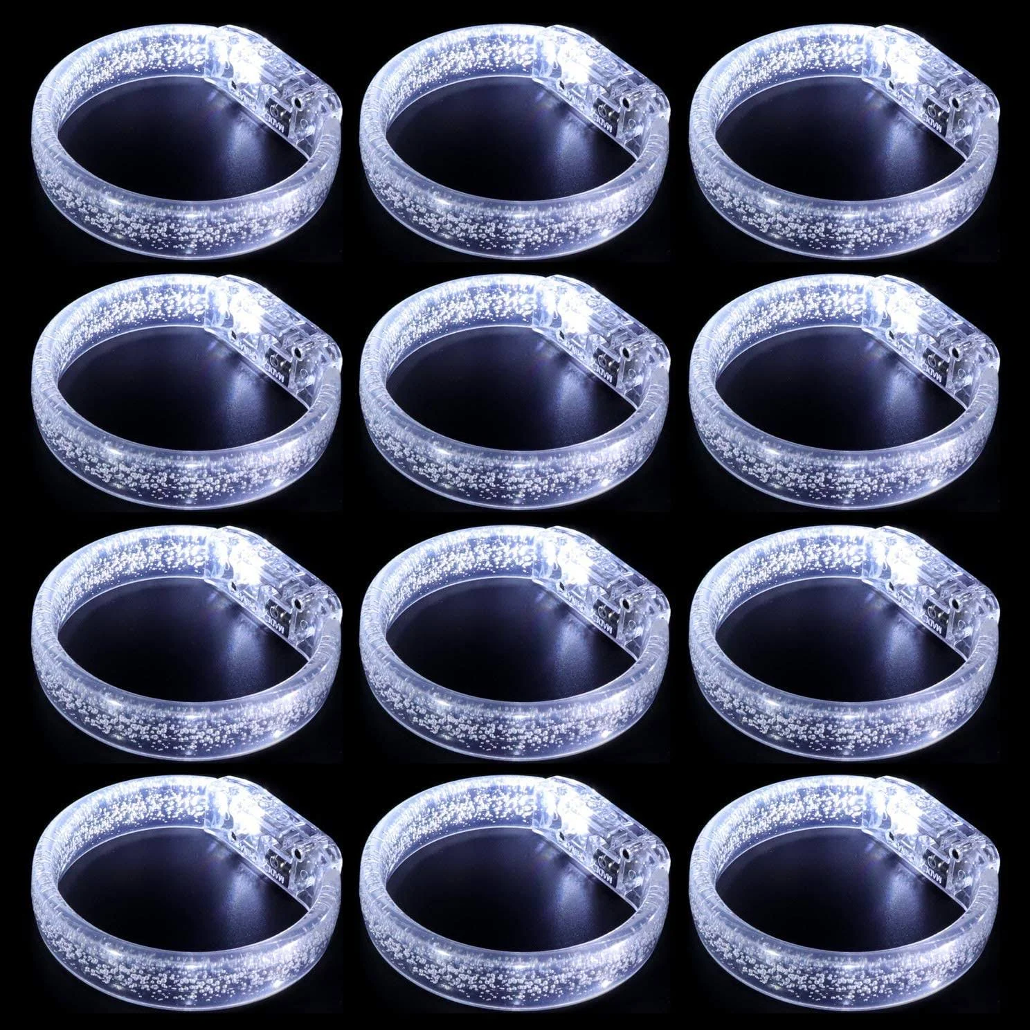 12-Pack LED Light Up Bracelets