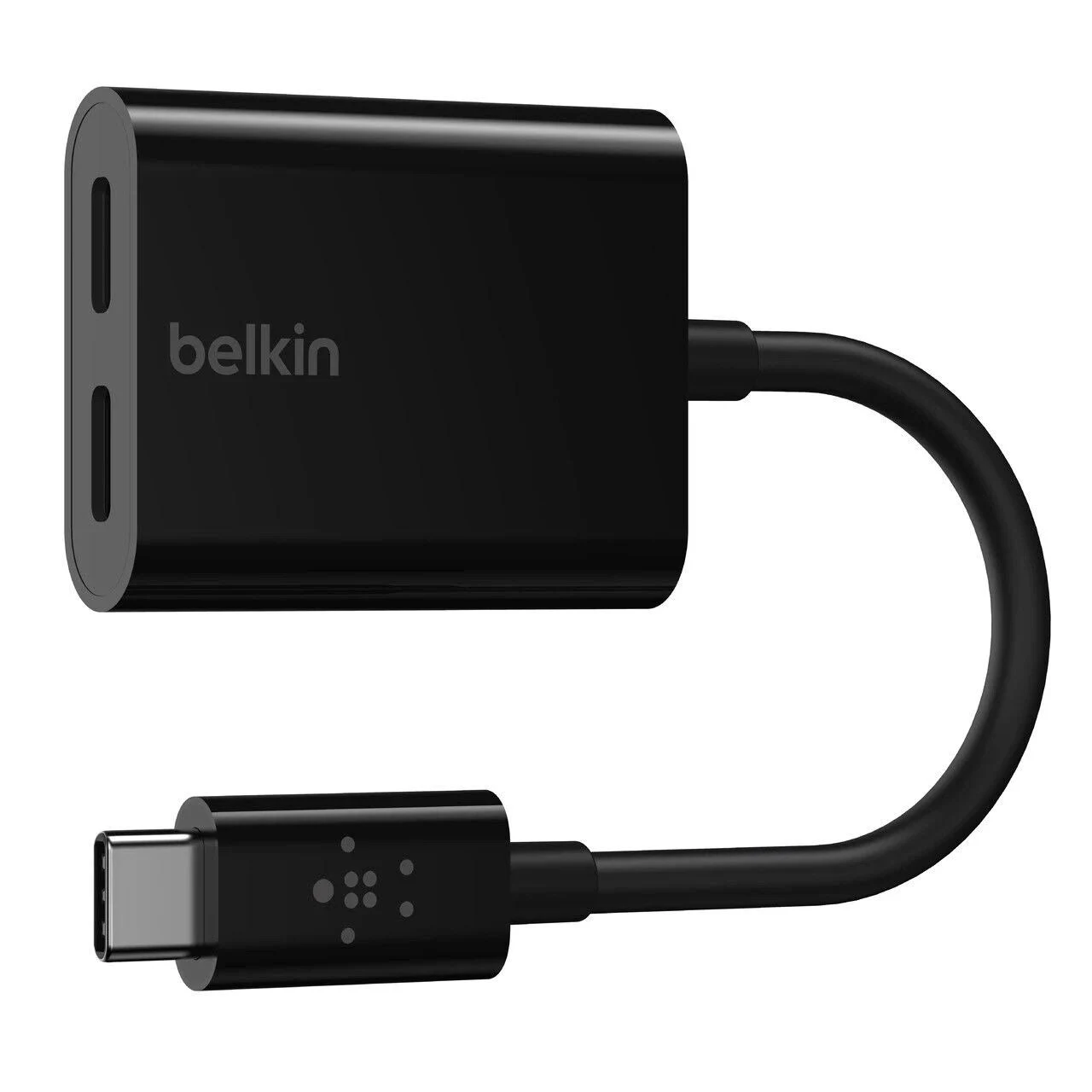 Belkin F7U081BTBLK USB-C Audio + Charge Adapter