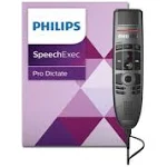 Philips SpeechMike SMP3700 Premium Touch Voice Recorder Microphone with Philips Dictation and Voice Recognition Software Ergonomic Design and Sensor Control Panel Operation Anthracite