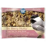 Blue Seal So Berry Nutty Suet Treat Bars for Wild Birds - No Mess Suet Feed, Food for Woodpeckers, Cardinals, Siskins, Sparrows & More - 8 oz Suet Feeder, Bird Seed Cakes (Pack of 12)