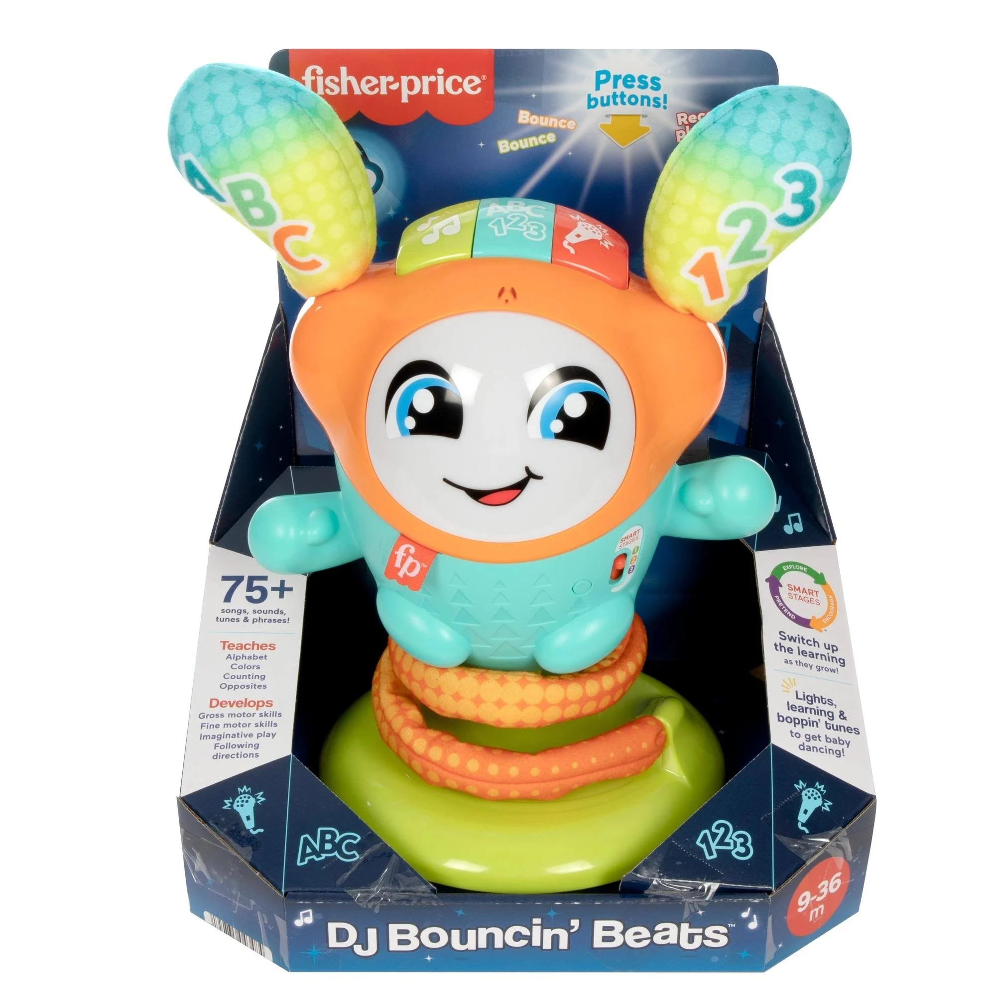 Fisher-Price DJ Bouncing Beats Interactive Musical Learning Toy