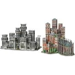 WREBBIT 3D Game of Thrones Bundle Pack Includes Both The Red Keep &amp; Winterfel...