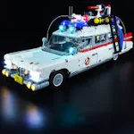 T-Club Upgrade RC LED Light Kit with Sound for Lego Ghostbusters Ecto-1 10274, Lighting Kit Compatible with Lego 10274 (Not Include Building Block Set) (with Sound RC)