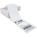 L Liked 1000 Labels Fanfold 4" x 6" Direct Thermal Labels, with Perforated Line for Thermal Printers - Compatible with Zebra & Rollo Printer (4" x 6