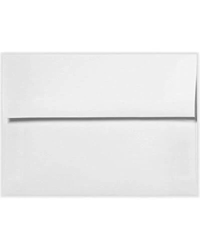 LUXPaper A6 Invitation Envelopes | 4 3/4" x 6 1/2" | Bright White | 70lb. Text | 50 Qty