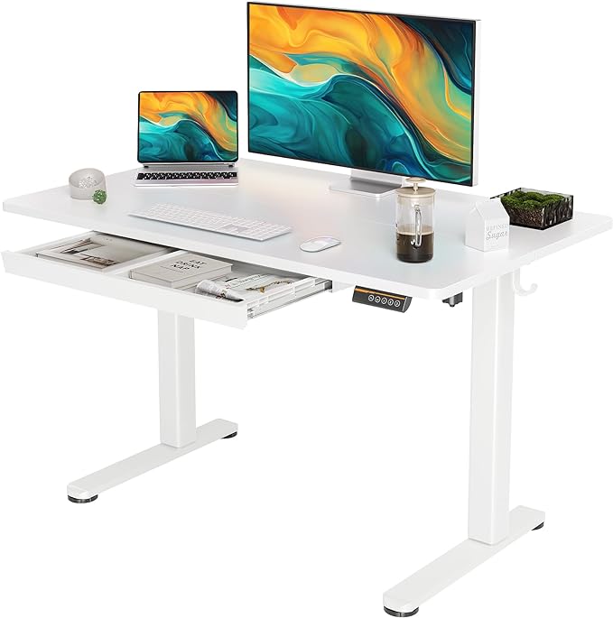 Ydn Standing Desk with Drawers