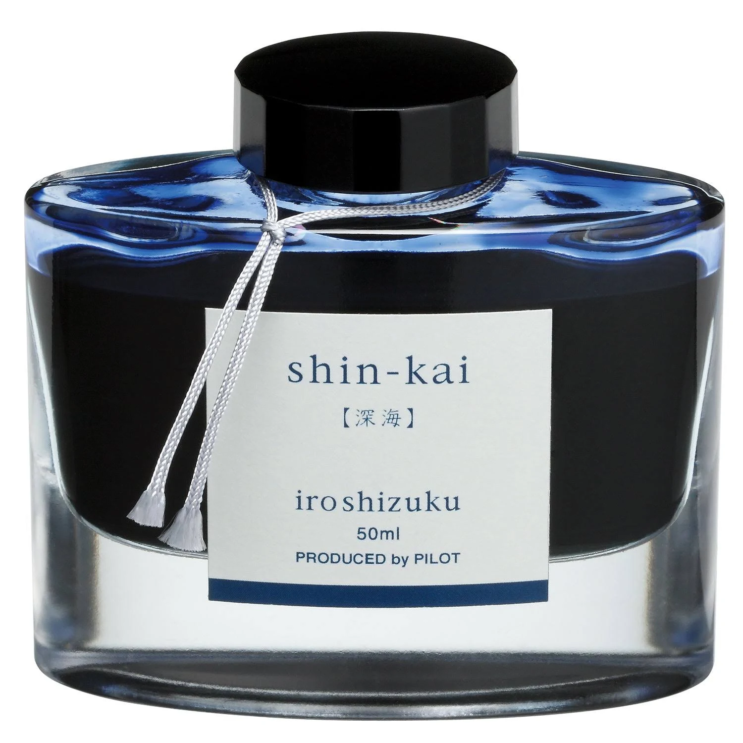 PILOT Iroshizuku Bottled Fountain Pen Ink, Kon-Peki, Deep Blue (Turquoise Blue) 50ml Bottle (69212)