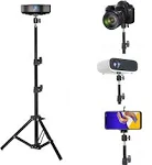 Coret Projector Tripod Stand, Portable Tripod Mount Floor Stand, Folding Floor Tripod Stand, Outdoor Stand for Projector,Camera, Webcam 18" to 40"ï¼