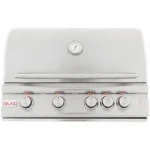 Blaze 4 Burner LTE Grill Built-In Natural Gas Grill with Lights