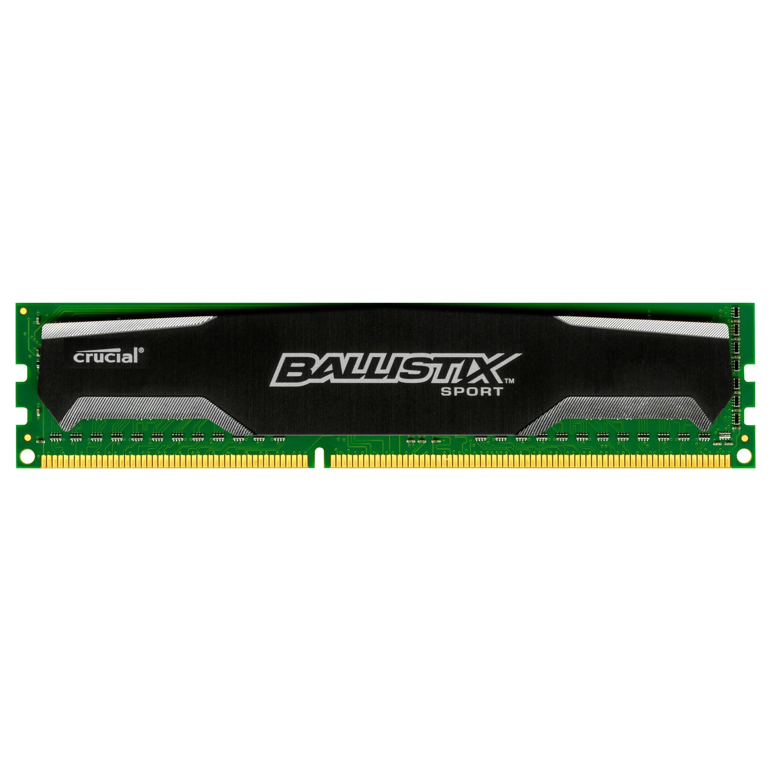 Ballistix Sport 4GB DDR3 1600 (PC3 12800) Desktop Memory Model BLS4G3D1609DS1S00