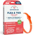 Wondercide Flea & Tick Collar for Dogs + Cats | with Natural Essential Oils | Lasts Up to 4 Months | Peppermint Scent