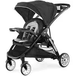 Chicco BravoFor2 LE Standing/Sitting Double Stroller - Crux | Black