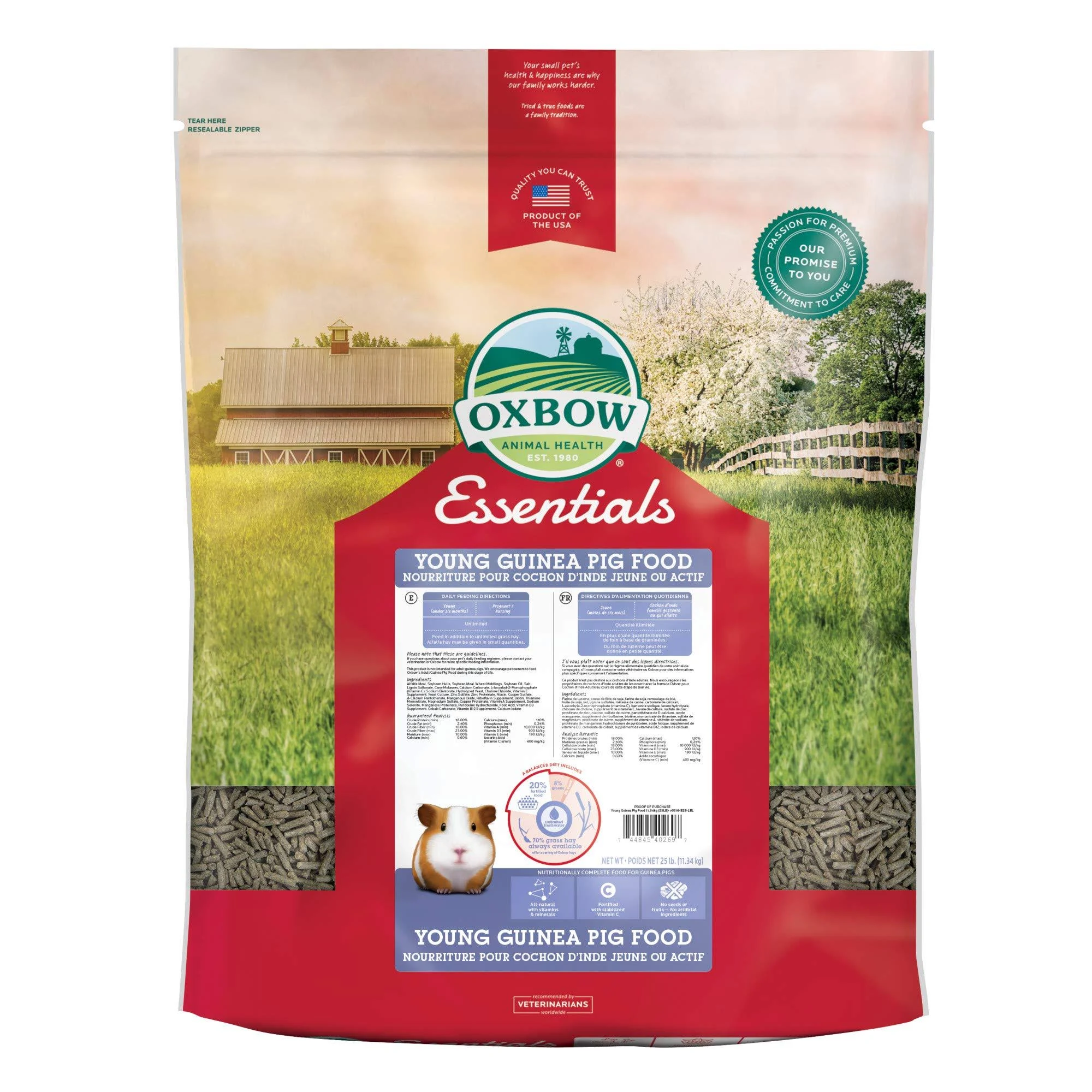 Oxbow Essentials - Young Guinea Pig Food