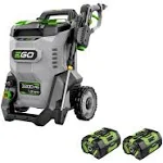 EGO Power+ HPW3204-2 Cordless 3200 PSI Pressure Washer with 2 x 6.0Ah Batteries and 320W Charger