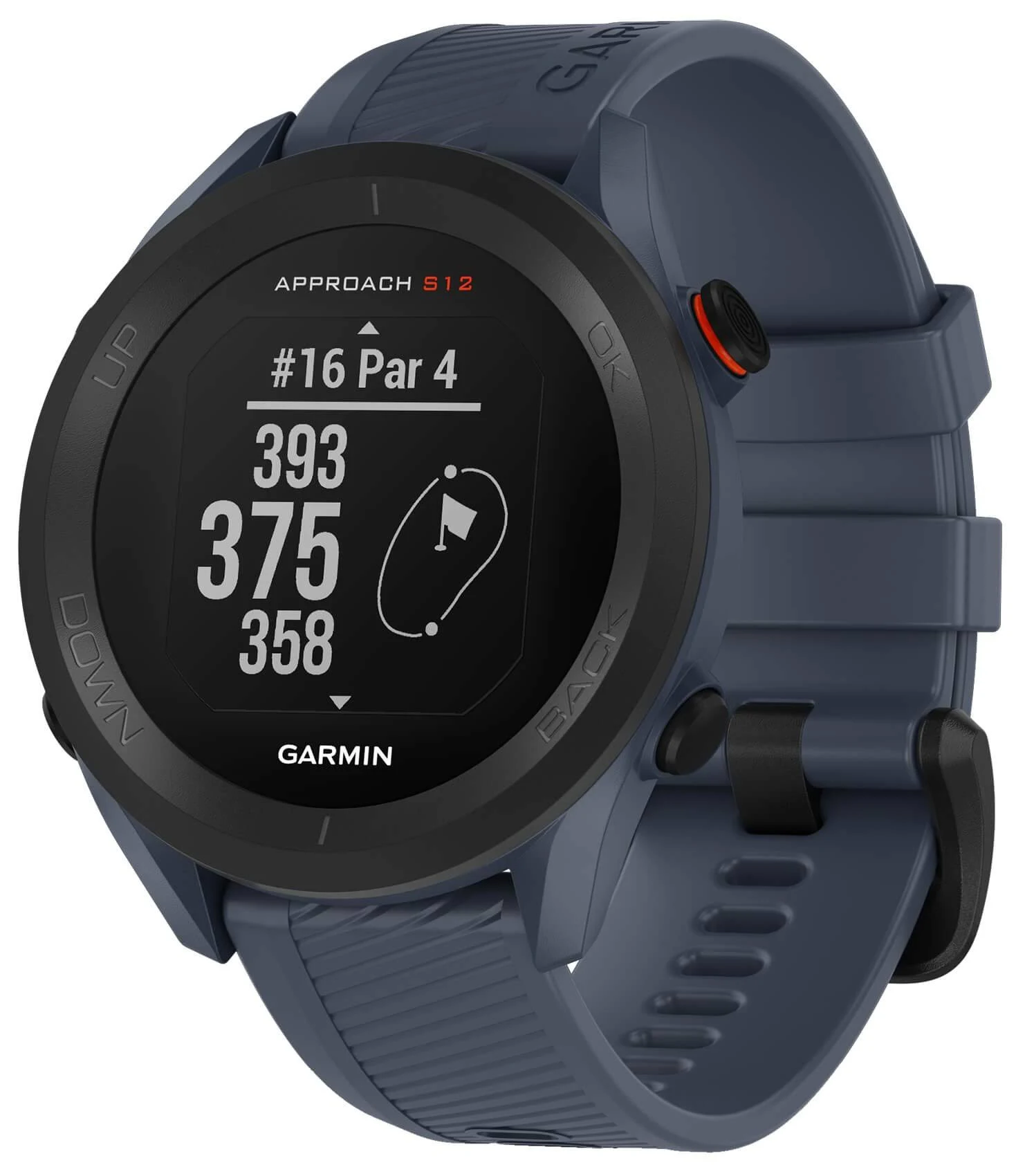 Garmin Approach S12 GPS Golf Watch (Granite Blue)