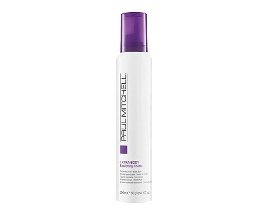 Paul Mitchell Extra-Body Sculpting Foam, Thickens + Builds Body, For Fine Hair