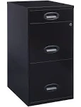 Hirsh Space Solutions 18 inch Deep 3 Drawer File Cabinet in Black