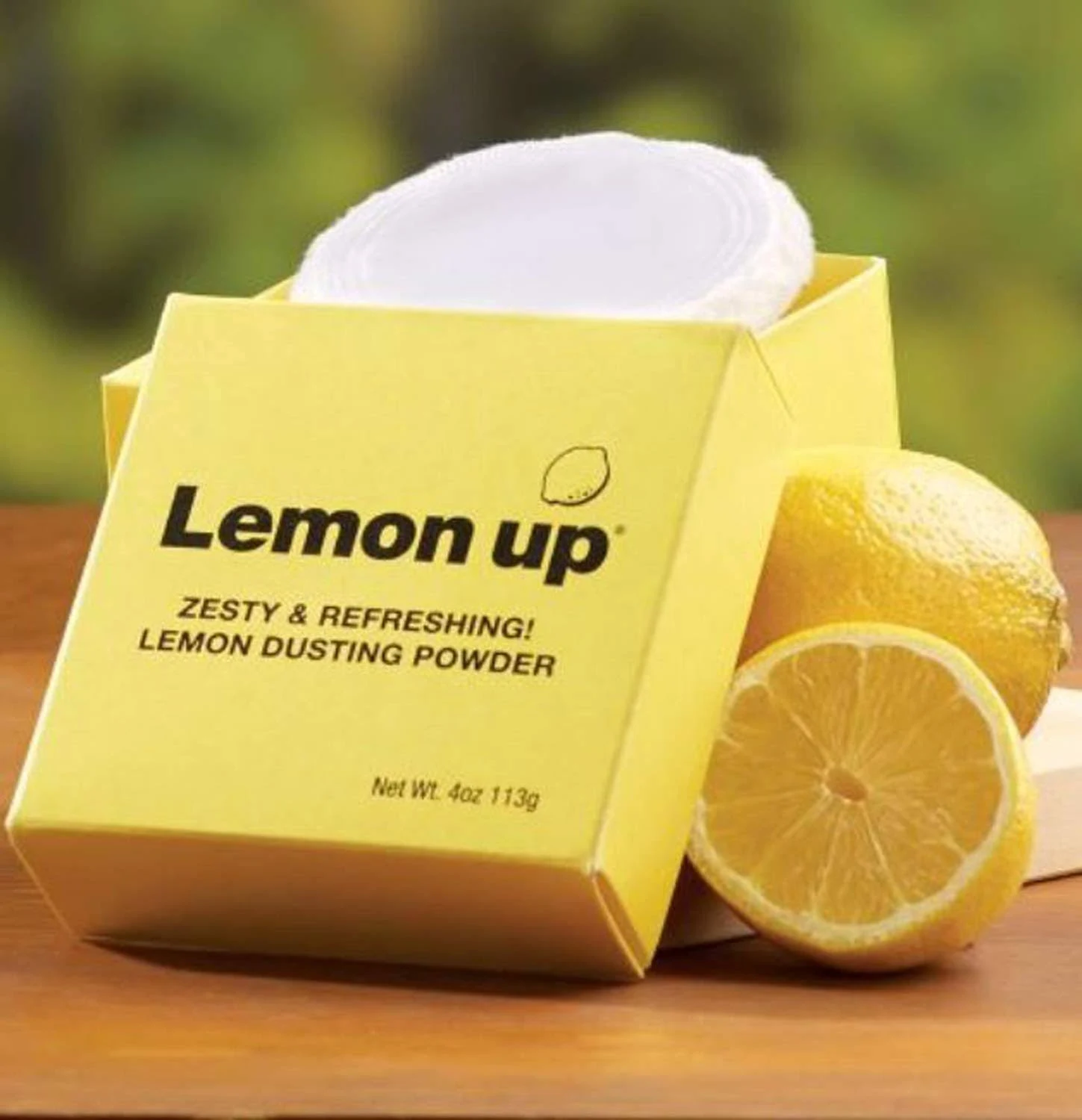 Limited Edition Lemon Up Dusting Powder 4 Oz! Lemony Scent Talc-Free Body Powder ...