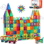 Magnetic Toys 100 Pcs Magnet Building Tiles 3D Magnetic Building Blocks Set