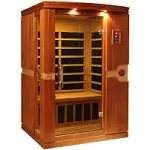 Dynamic Venice 2-Person Low EMF FAR Infrared Sauna (Canadian Hemlock)