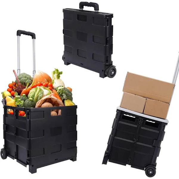 Elevon Office Cart Rolling Cart Basket ​Storage Container with Wheels and Handle ...