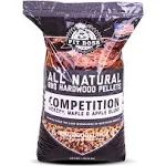 40 lb, Pit Boss 100% All-Natural Hardwood Competition Blend BBQ Grilling Pellets