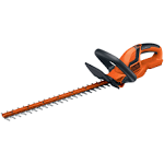 BLACK+DECKER 20V MAX Cordless Hedge Trimmer with Extra Lithium Battery 2.0 Amp Hour (LHT2220 & LBXR2020-OPE)