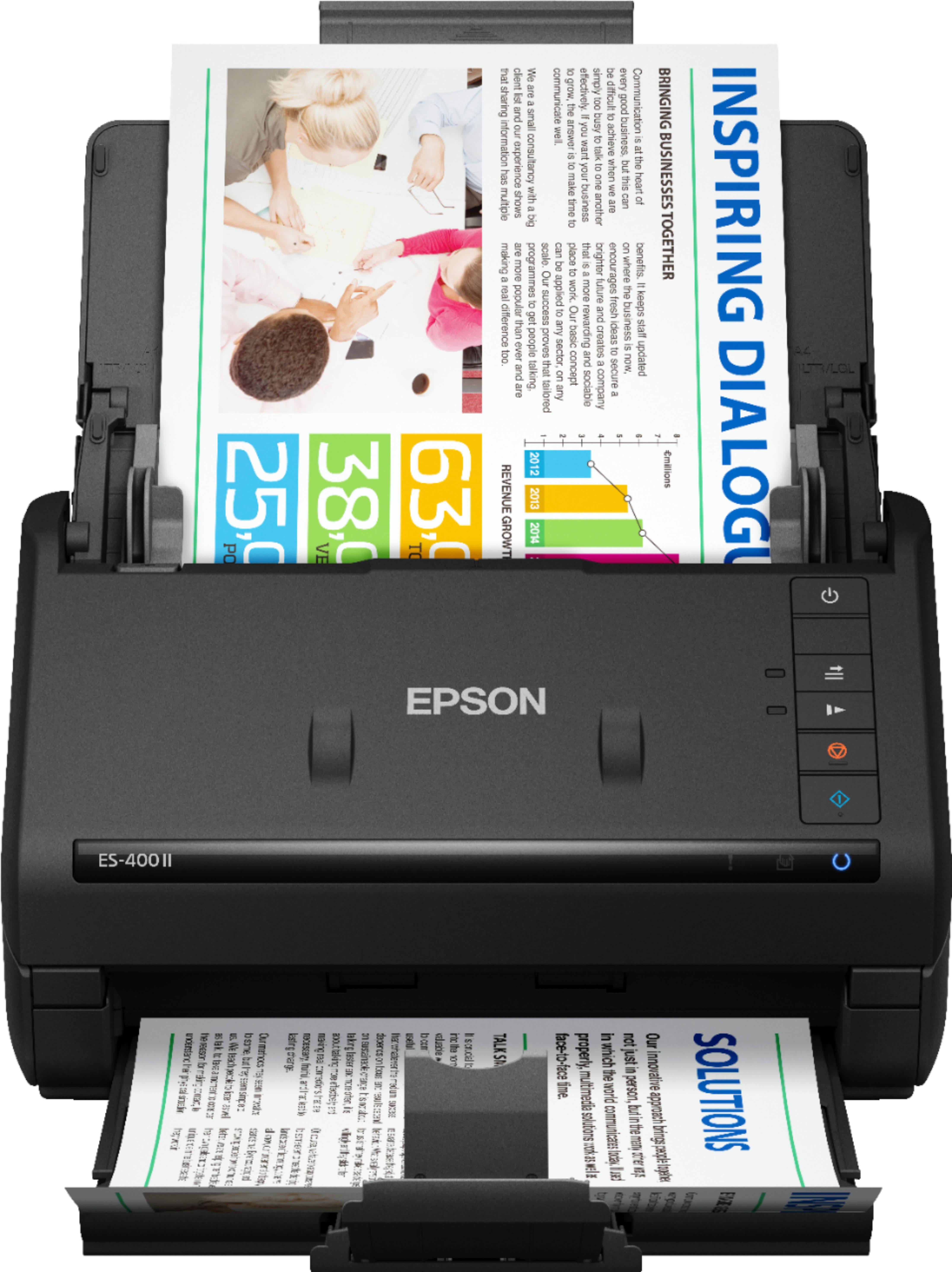 Epson Workforce Es-400 Duplex Document Scanner, Black