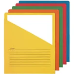 Vertical File Folder - File Folders - File Folders with Pockets (Thick Card Stock) (25 Pack) - Pocket Folders - Slash File Jaket - Slash Pocket