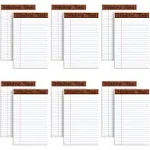 Tops The Legal Pad Ruled Perforated Pads, Narrow Rule, 50 White 5 x 8 Sheets, Dozen