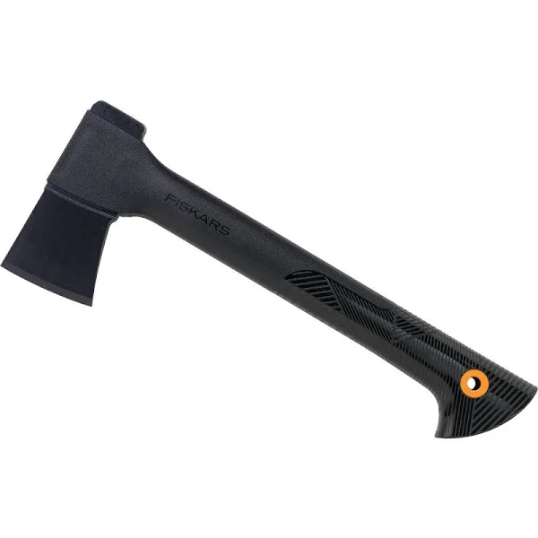 Fiskars Steel Hatchet with Sheath - Black/Orange - 14 in