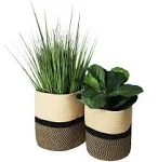 omh ORGANIZE MY HOME Decorative Baskets for Plants| 9- &amp; 11-inch Pots for Ind...