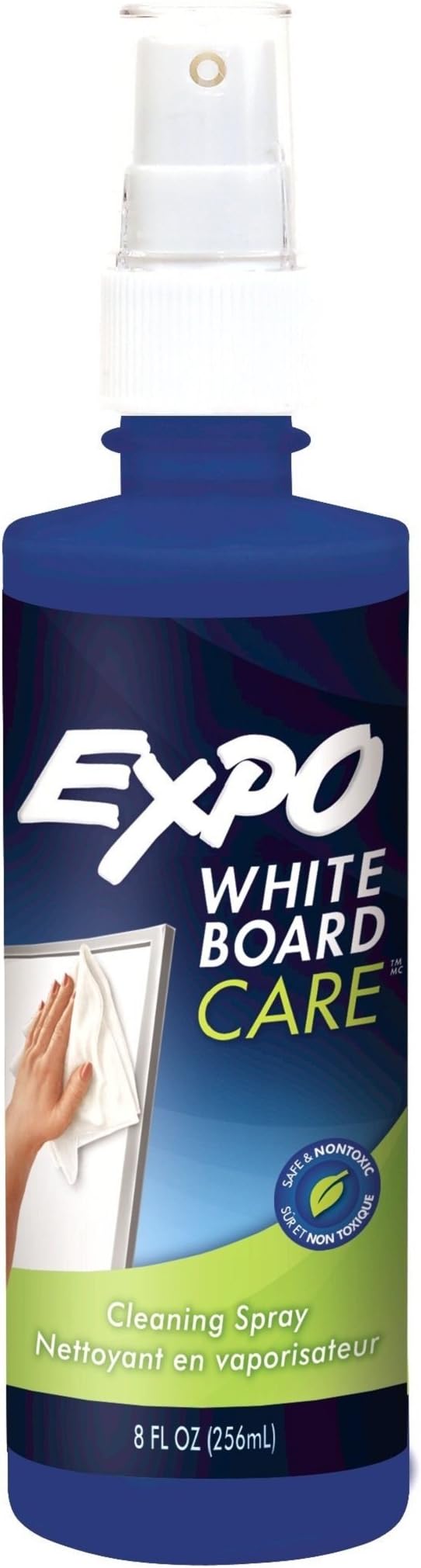 White Board Cleaning Spray, Whiteboard/Dry Erase Board Liquid Cleaner, 22-Ounce, with White Board Cleaner Microfiber Cloth