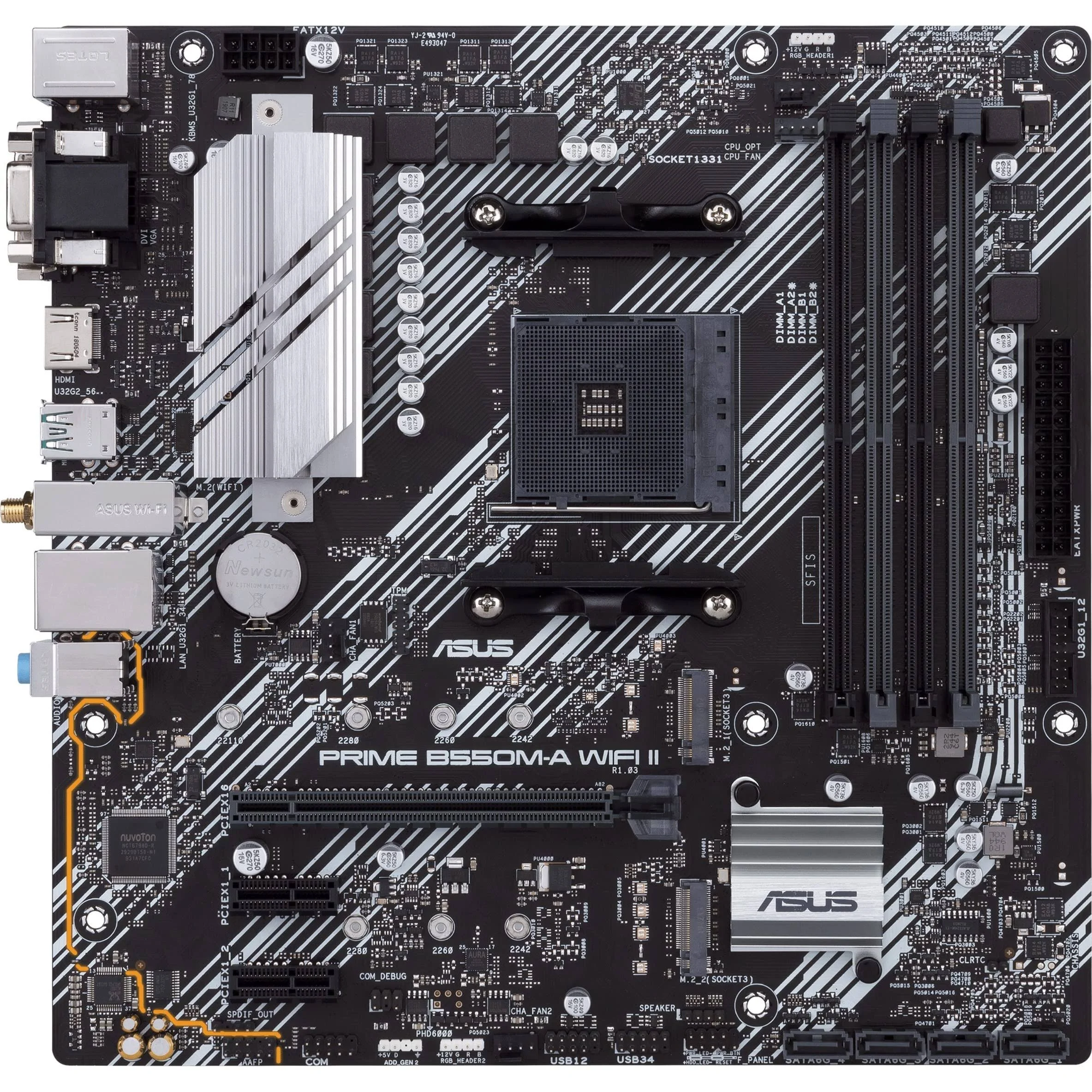 Asus Prime B550M-A WiFi II AMD B550 Socket AM4 Micro ATX