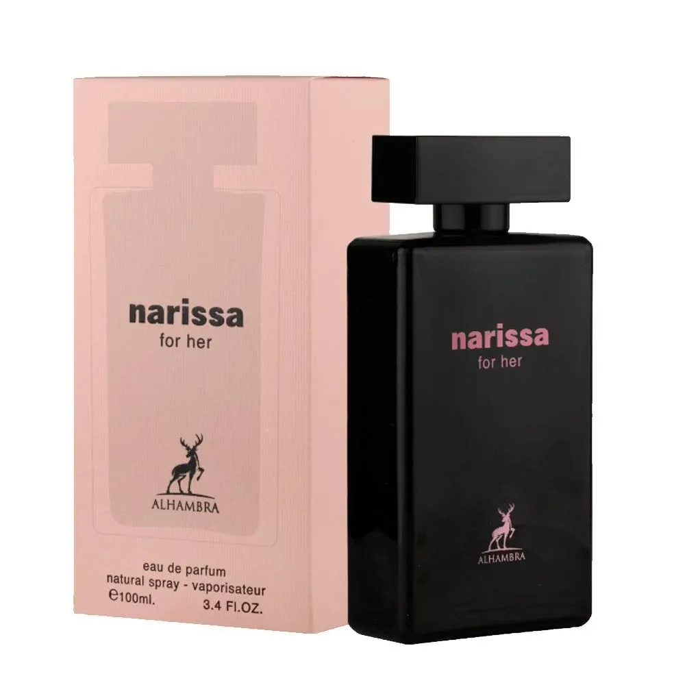 NARISSA FOR HER BY MAISON ALHAMBRA EAU DE PARFUM 100ML 3.4 FL.OZ. WOMEN FRAGRANCE