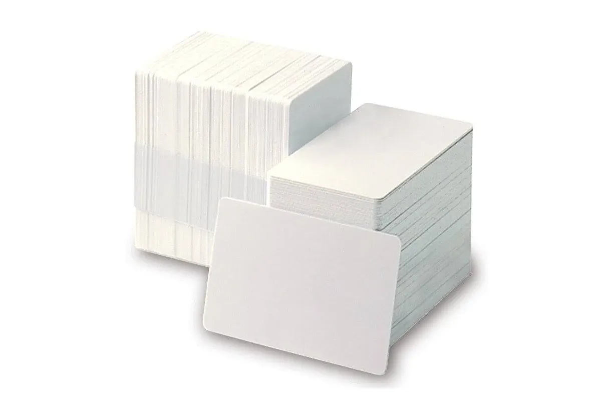 easyIDea 100 x 20 Mil CR80 PVC Cards - White