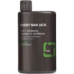 Every Man Jack 2-in-1 Tea Tree + Cedar Shampoo + Conditioner - Thicken, Cleanse, and Hydrate Hair with Coconut, Aloe, Tea Tree Oil - Notes of Fresh C