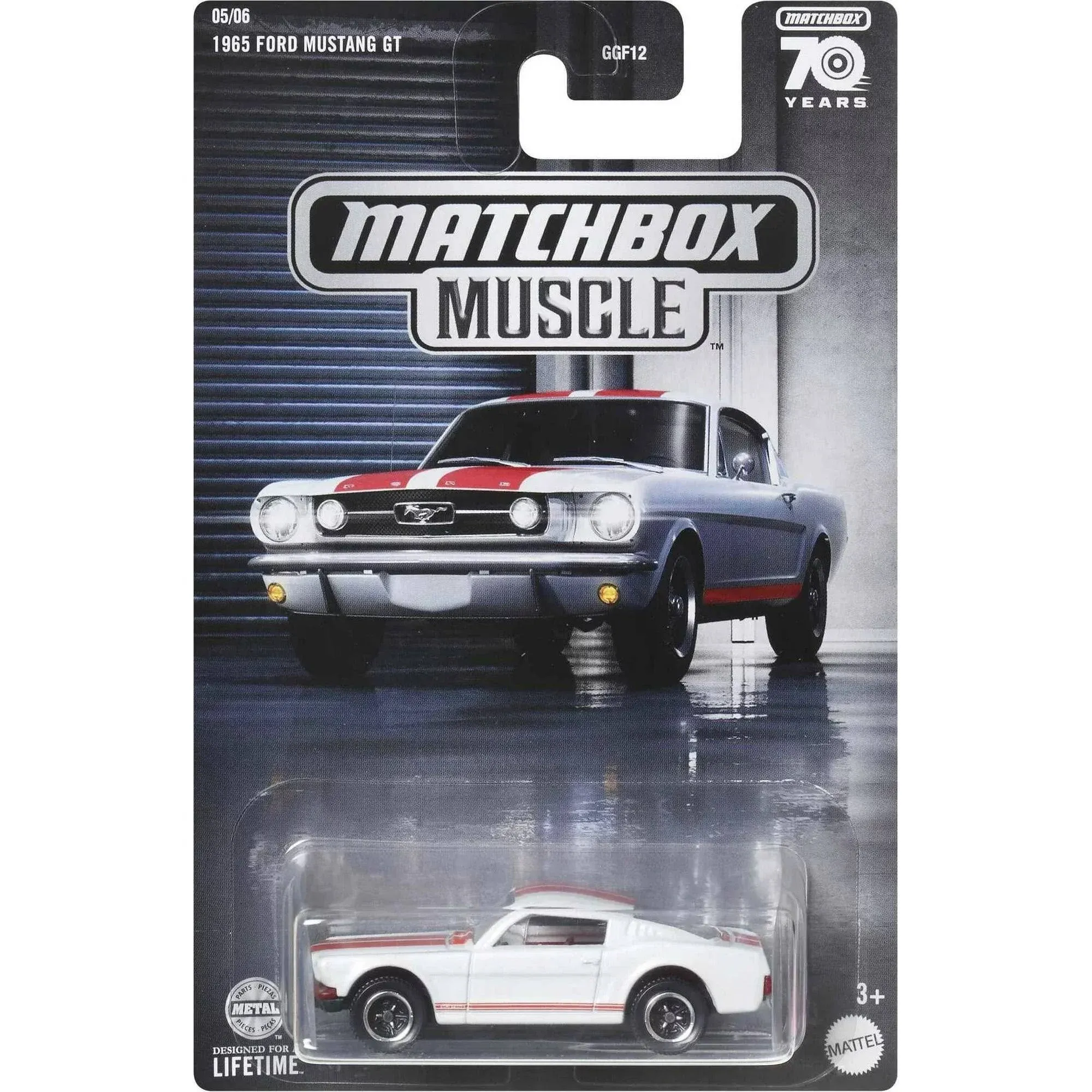 Matchbox 1965 Ford Mustang GT, White 5/6