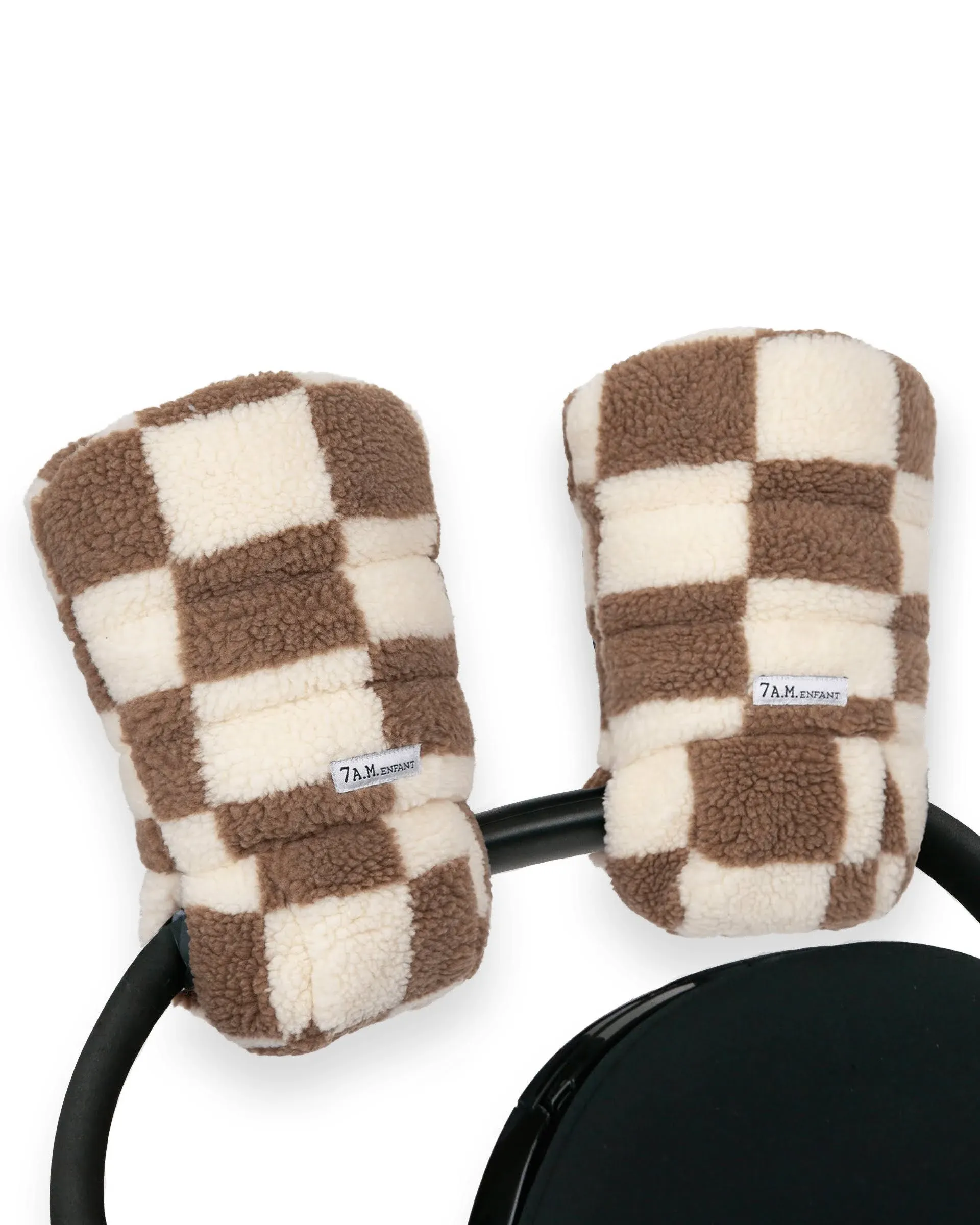 7 AM Checker Berber Warmmuffs